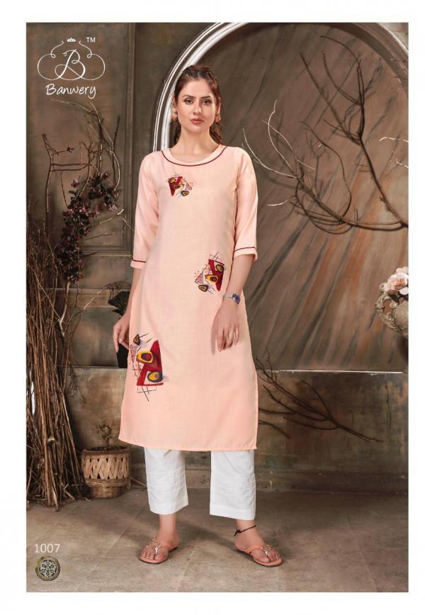 Banwery Baby Girl-Cotton-With-Digital-Print-Kurti